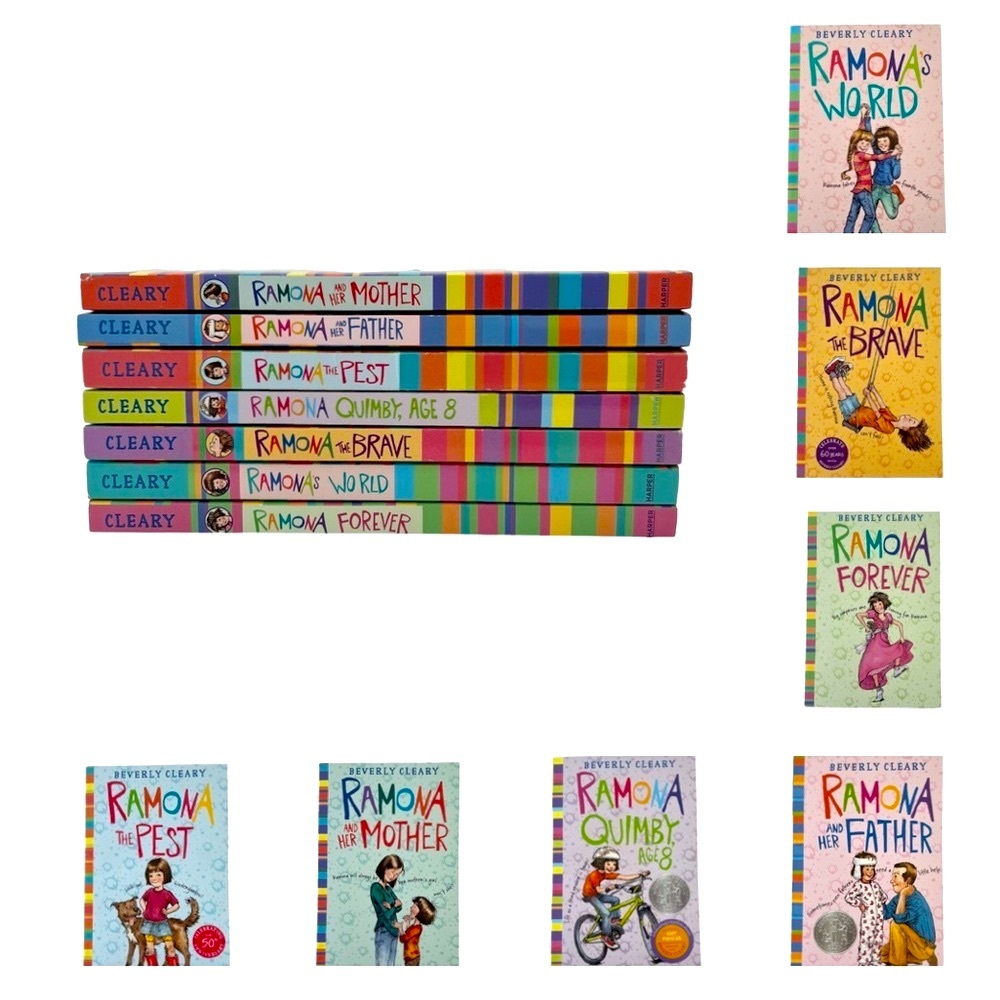 Ramona Book Series Set of 7 by Beverly Cleary Excellent Condition